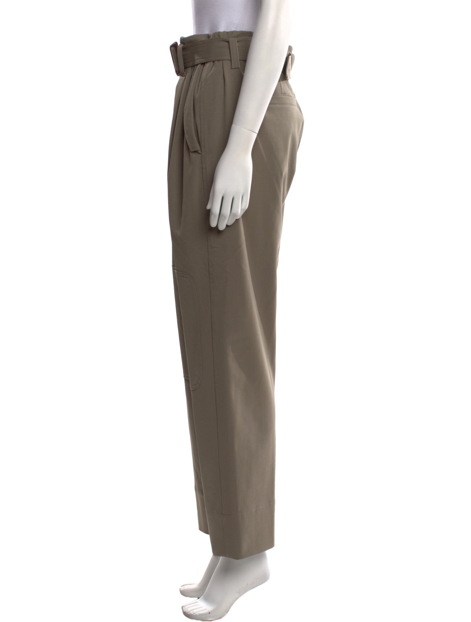 Brunello Cucinelli Virgin Wool Straight Leg Pants