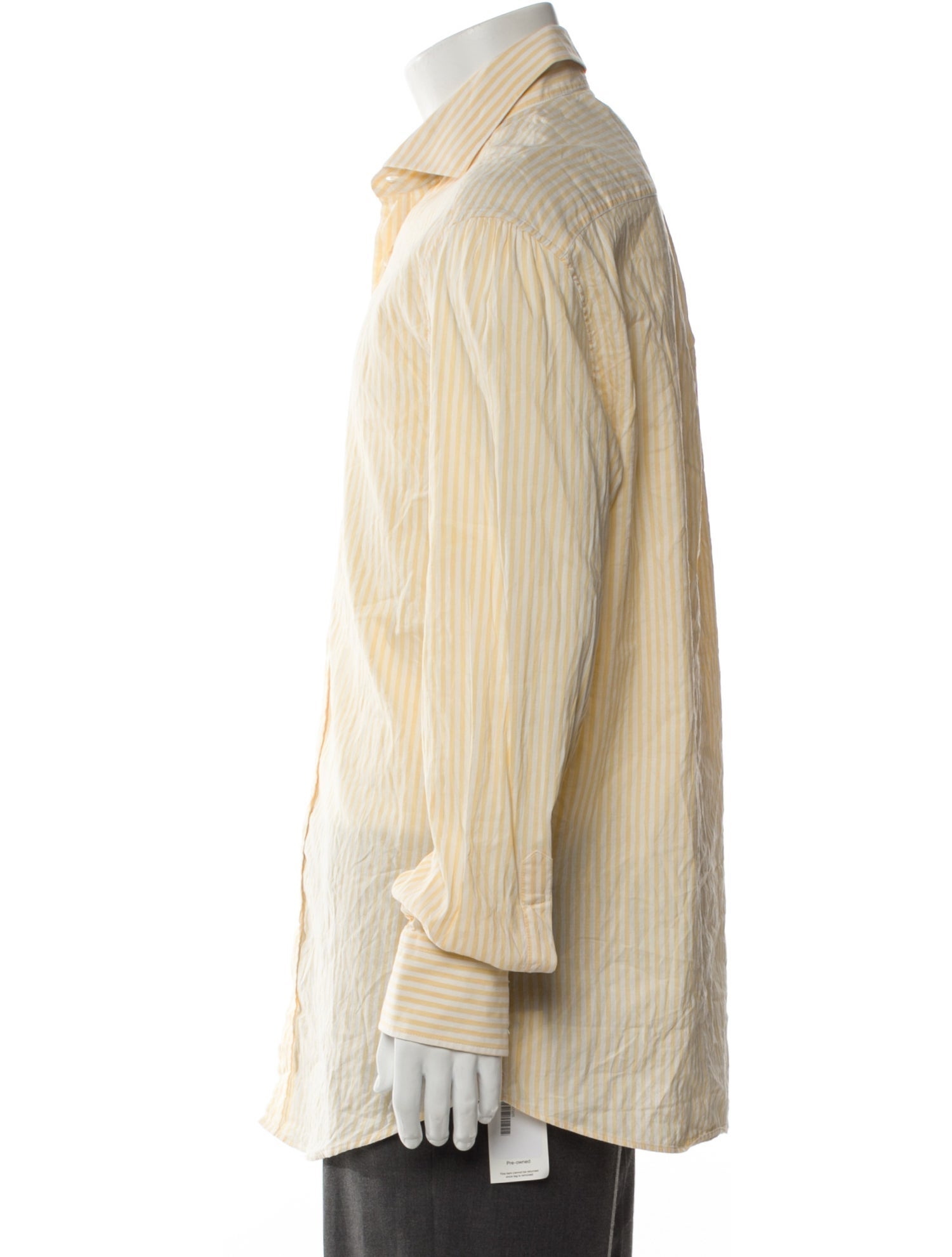 Brunello Cucinelli Striped Long Sleeve Shirt