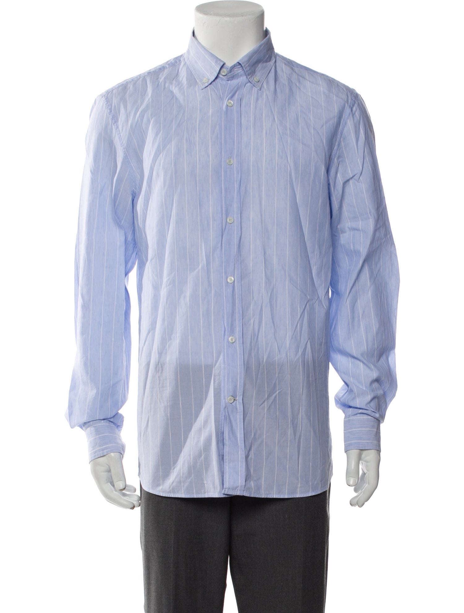 Brunello Cucinelli Striped Long Sleeve Shirt