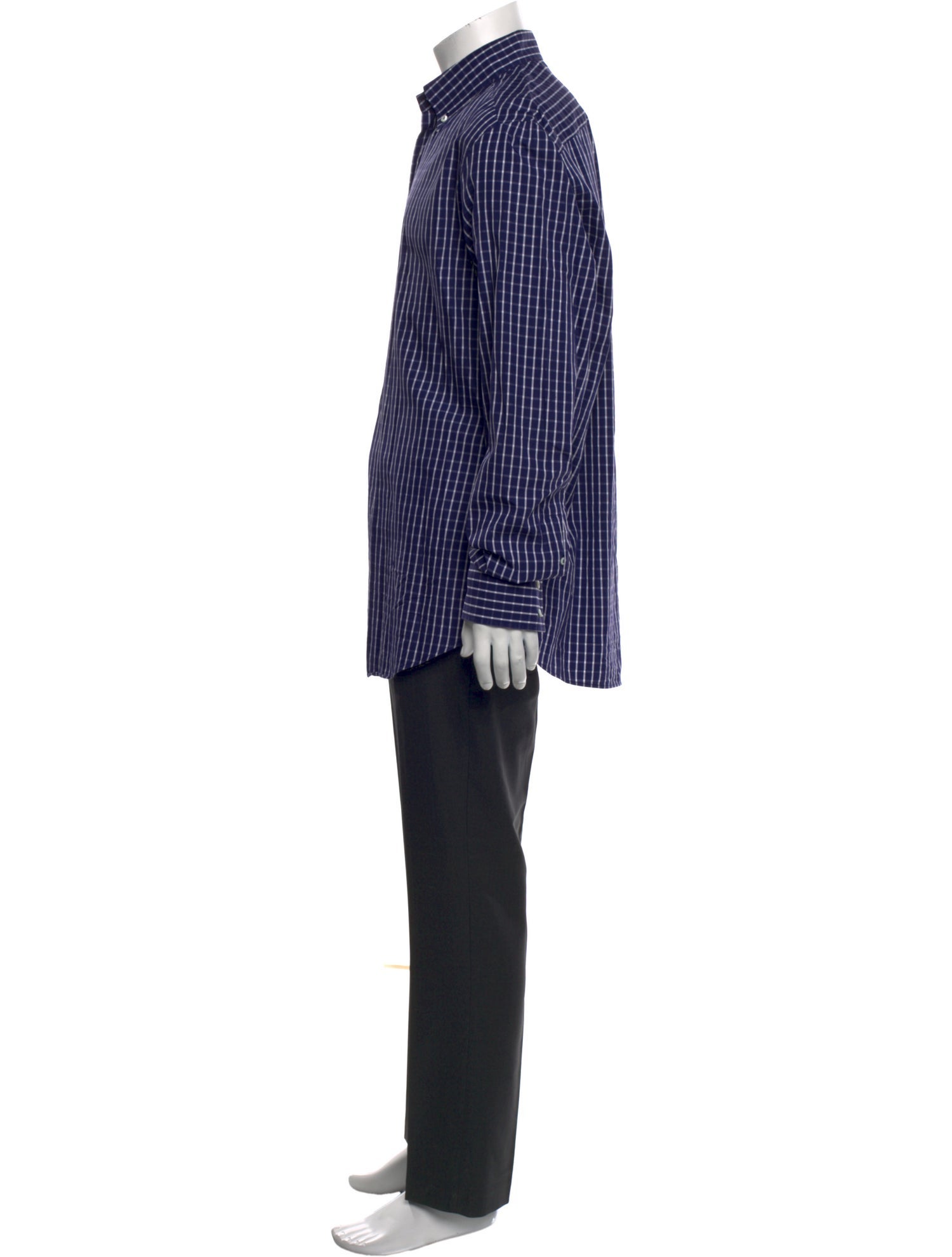 Brunello Cucinelli Striped Long Sleeve Dress Shirt