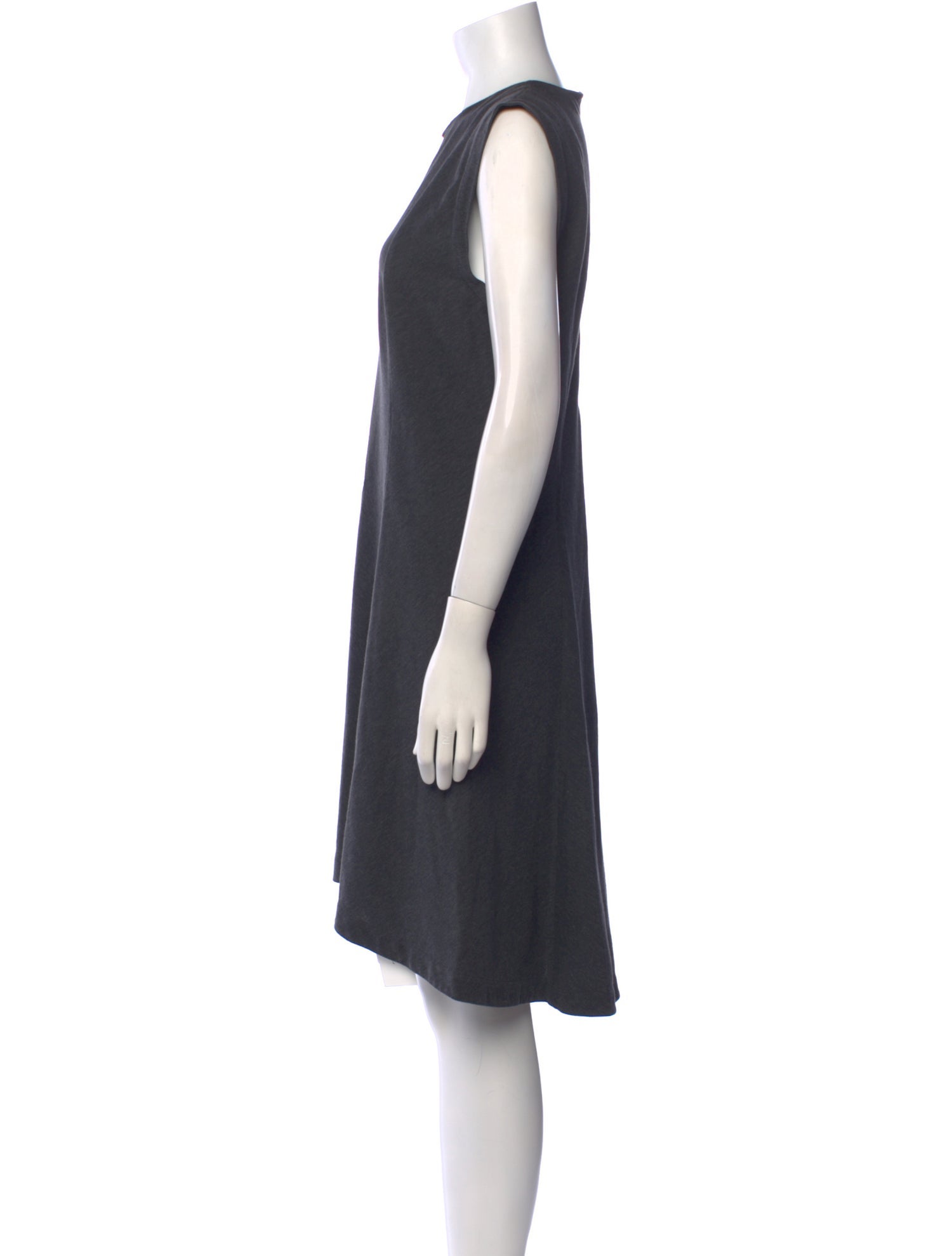 Brunello Cucinelli Crew Neck Knee-Length Dress