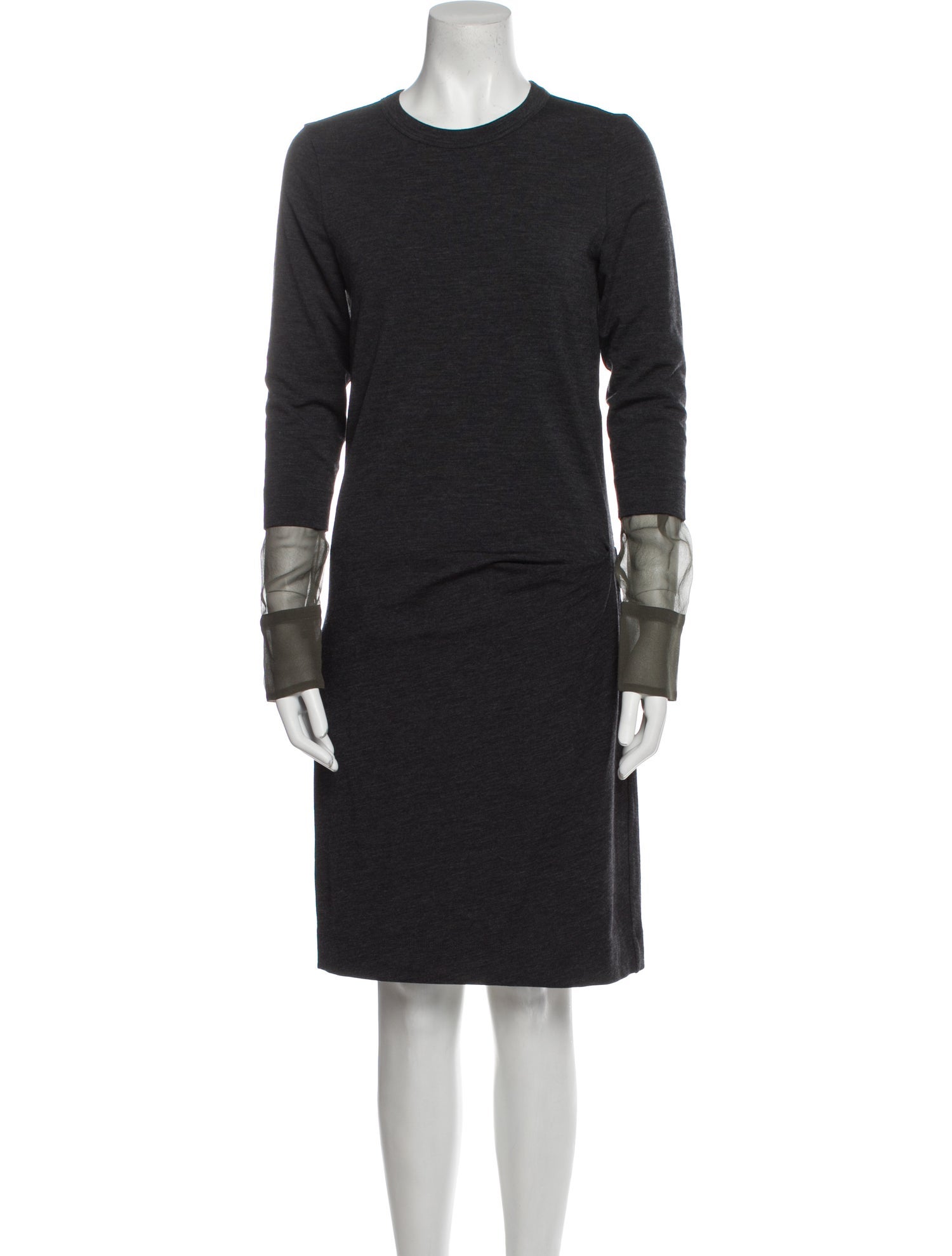Brunello Cucinelli Crew Neck Knee-Length Dress w/ Tags