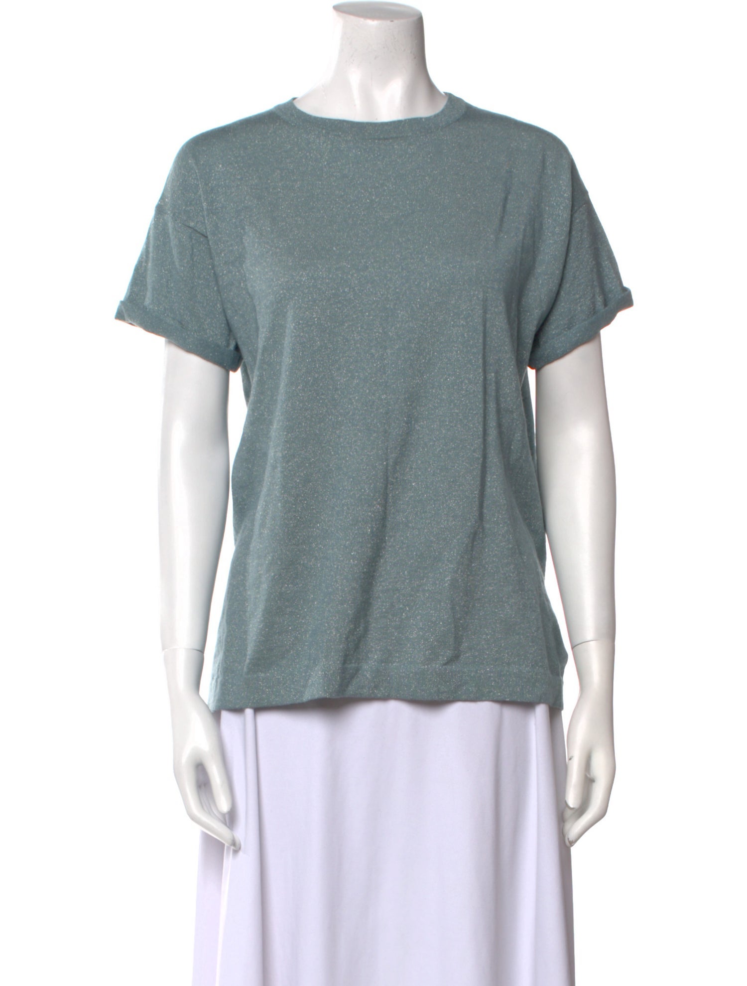 Brunello Cucinelli Cashmere Crew Neck T-Shirt