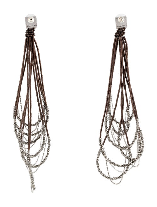 Brunello Cucinelli Beaded Drop Earrings