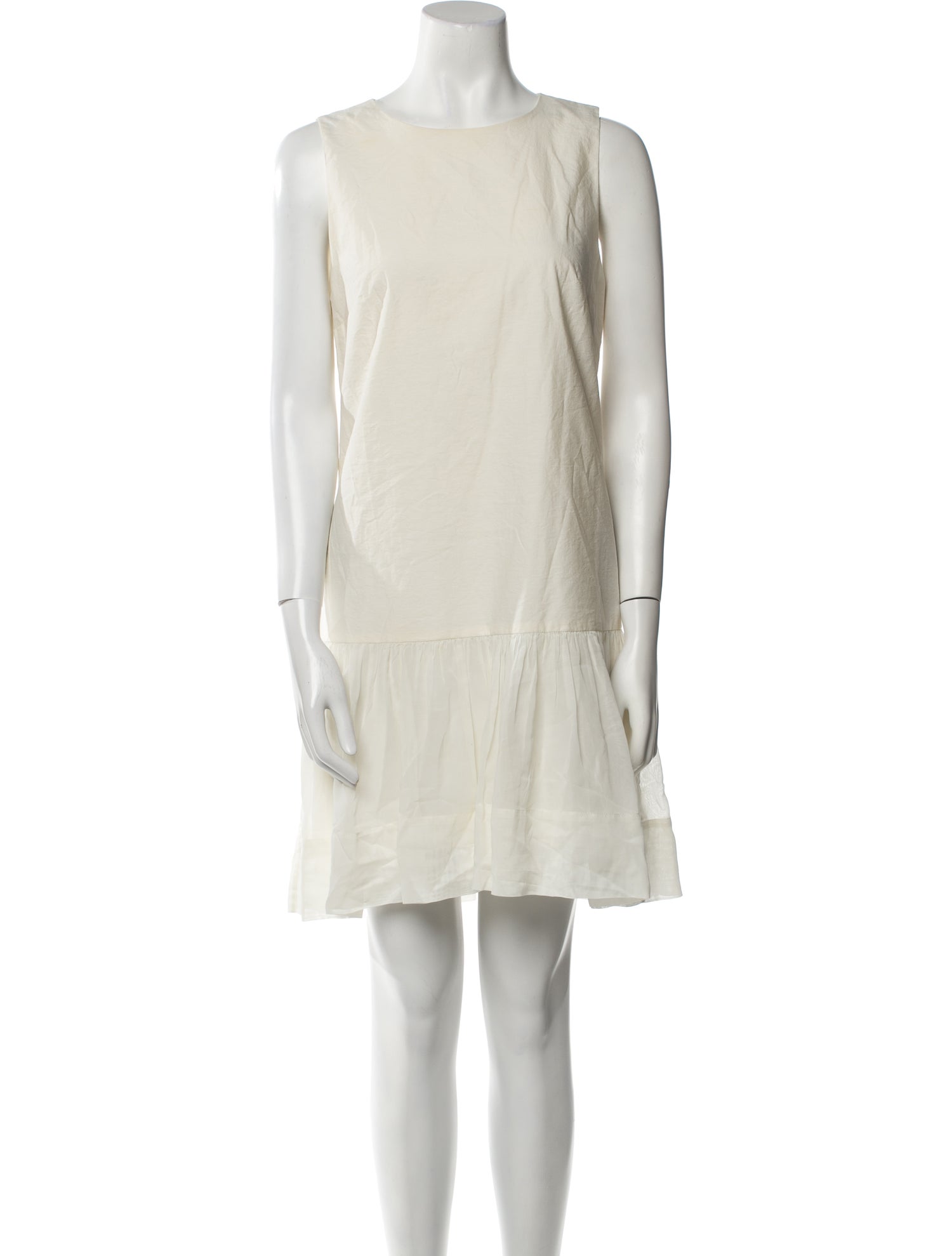 Brunello Cucinelli Bateau Neckline Mini Dress