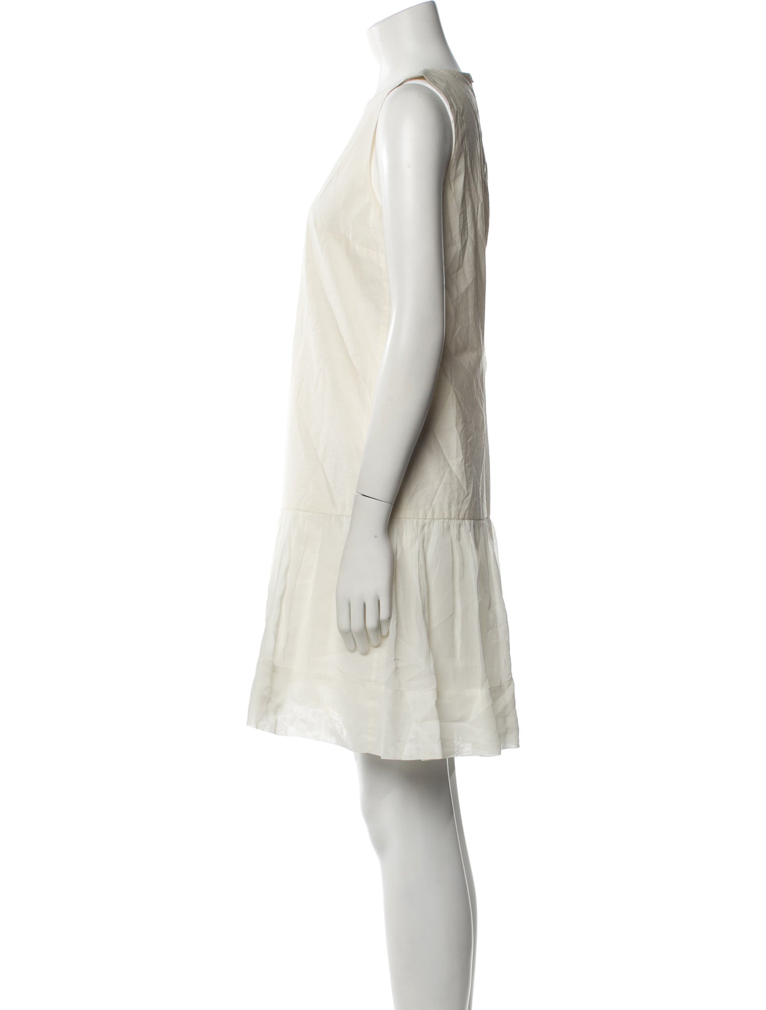 Brunello Cucinelli Bateau Neckline Mini Dress