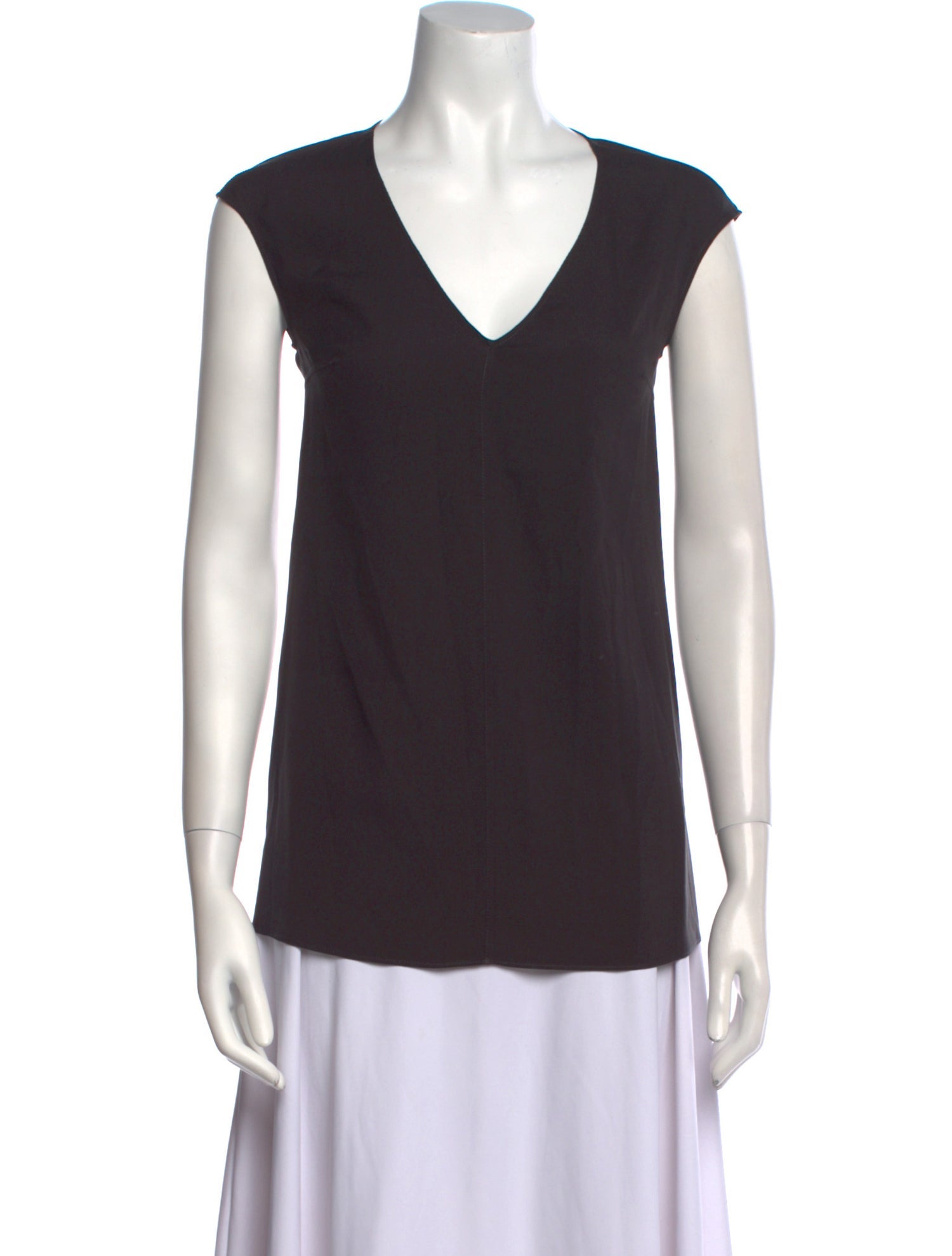 Brunello Cucinelli V-Neck Short Sleeve Top