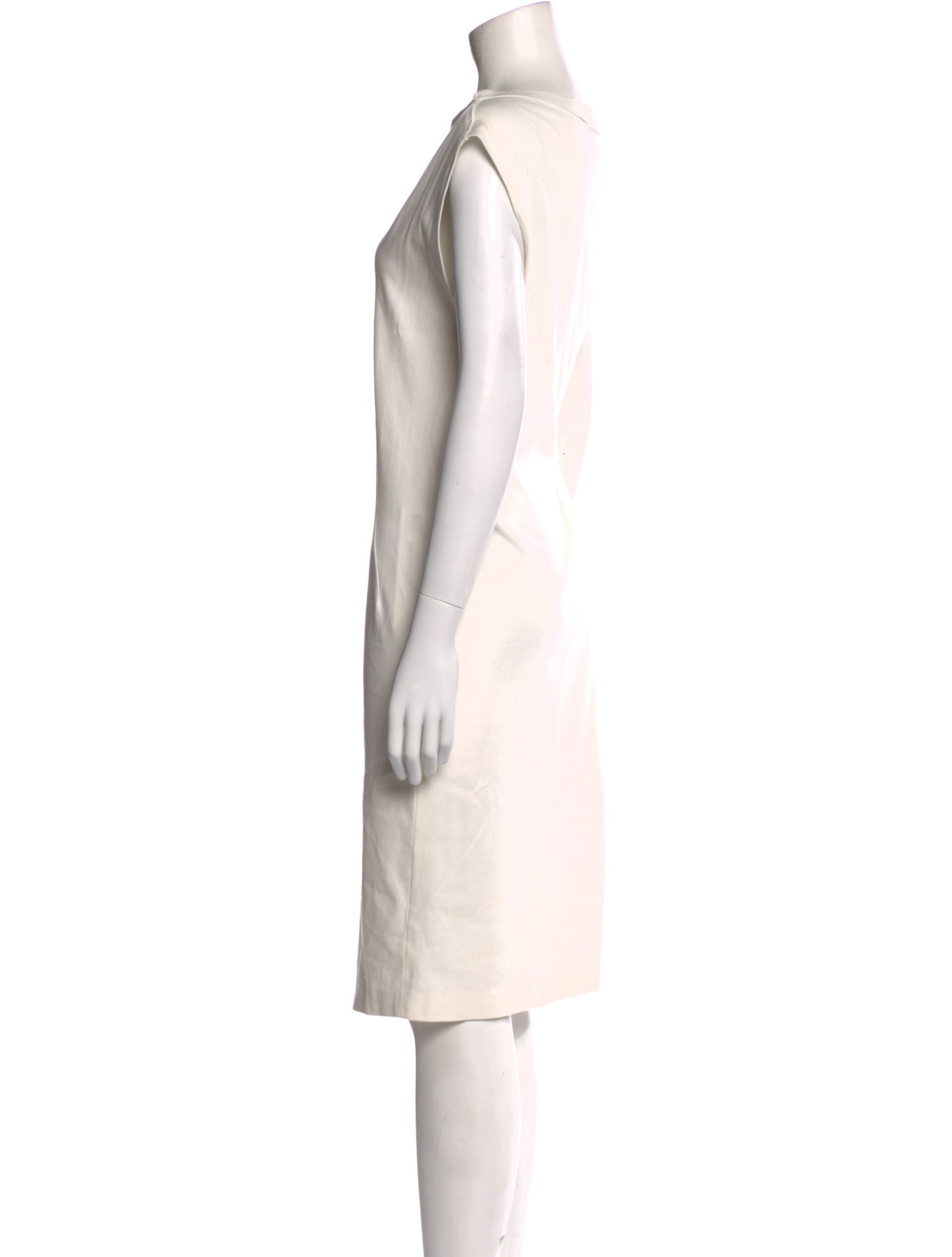 Brunello Cucinelli Bateau Neckline Knee-Length Dress