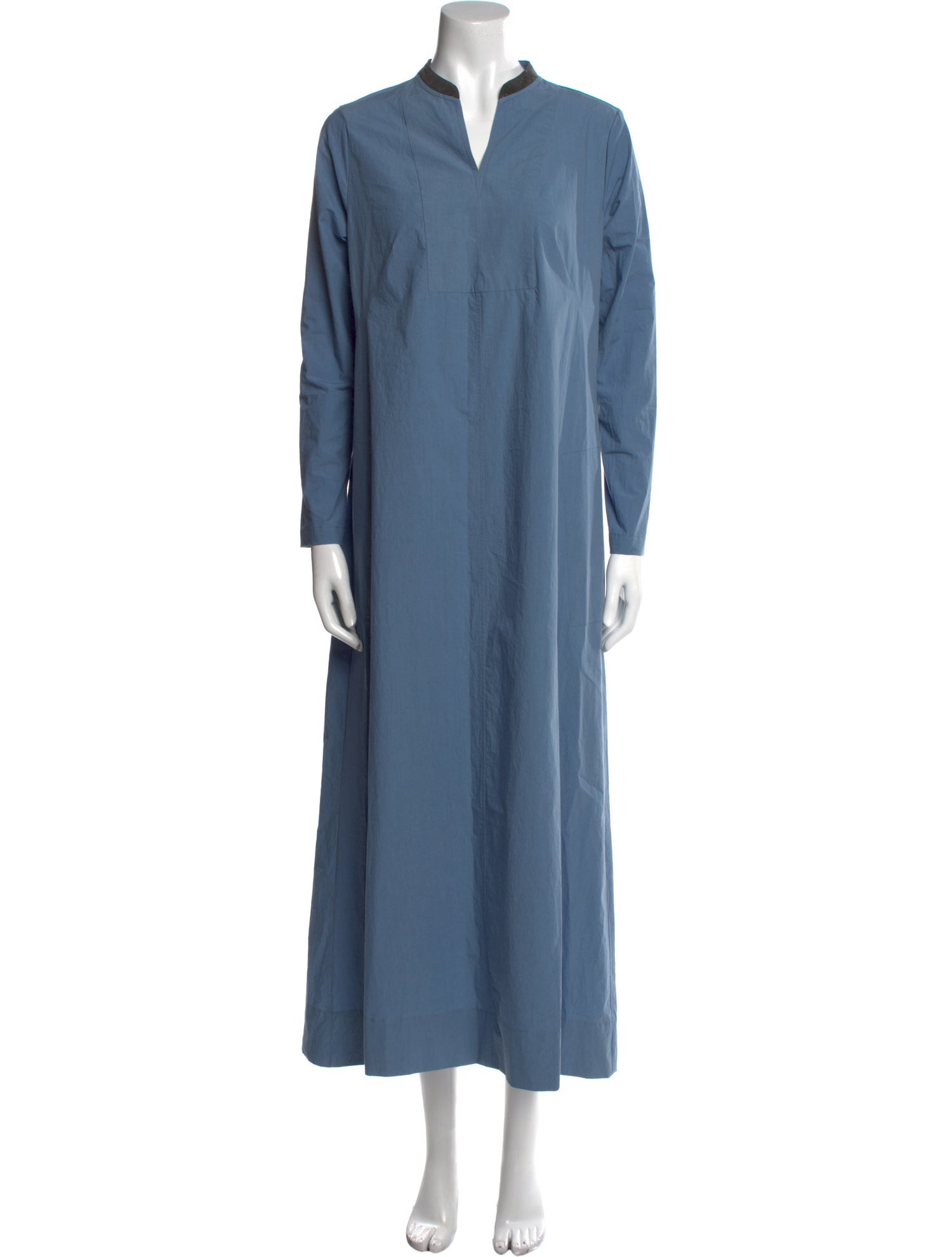 Brunello Cucinelli V-Neck Long Dress
