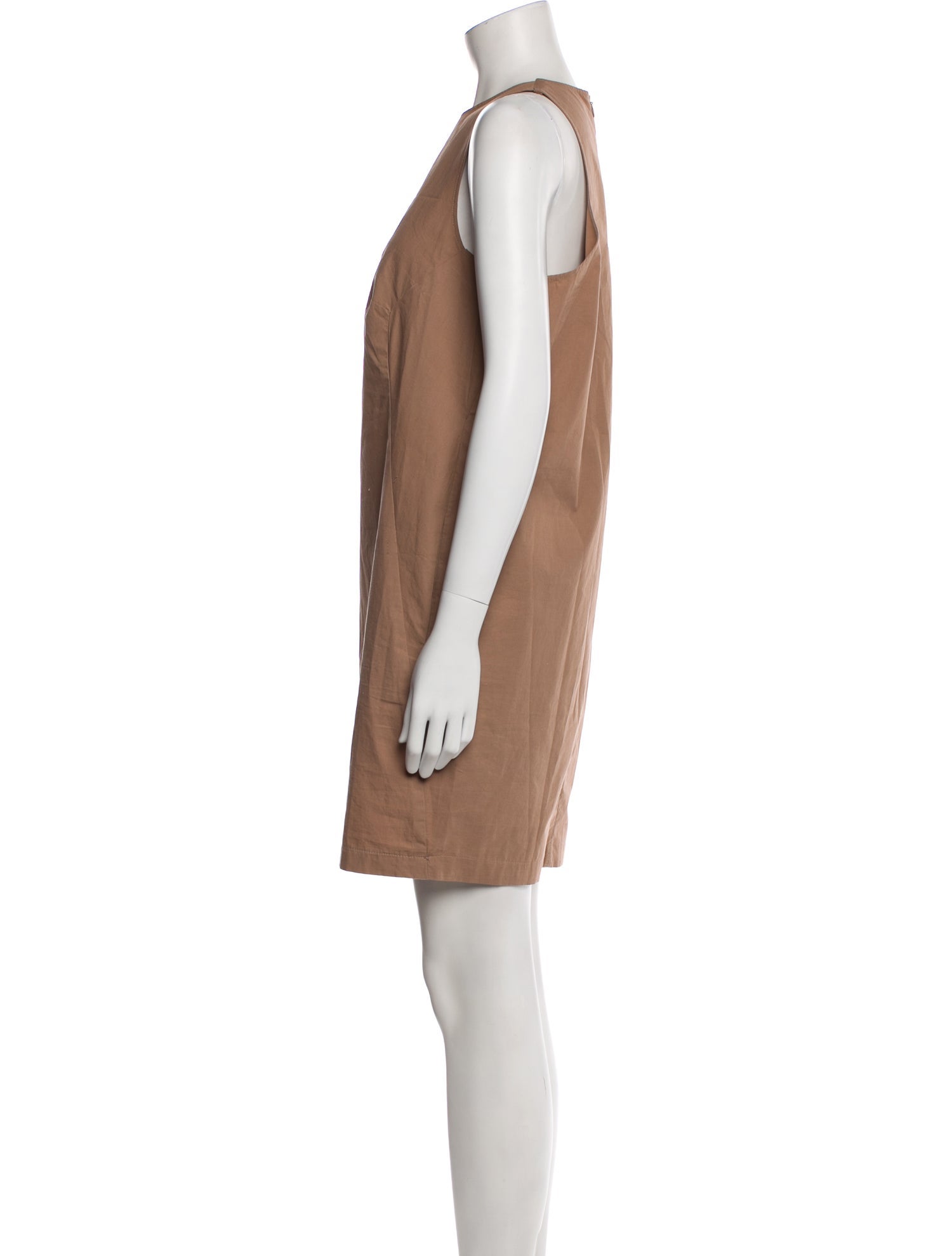Brunello Cucinelli Crew Neck Mini Dress