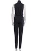 Brunello Cucinelli Wool Mock Neck Jumpsuit