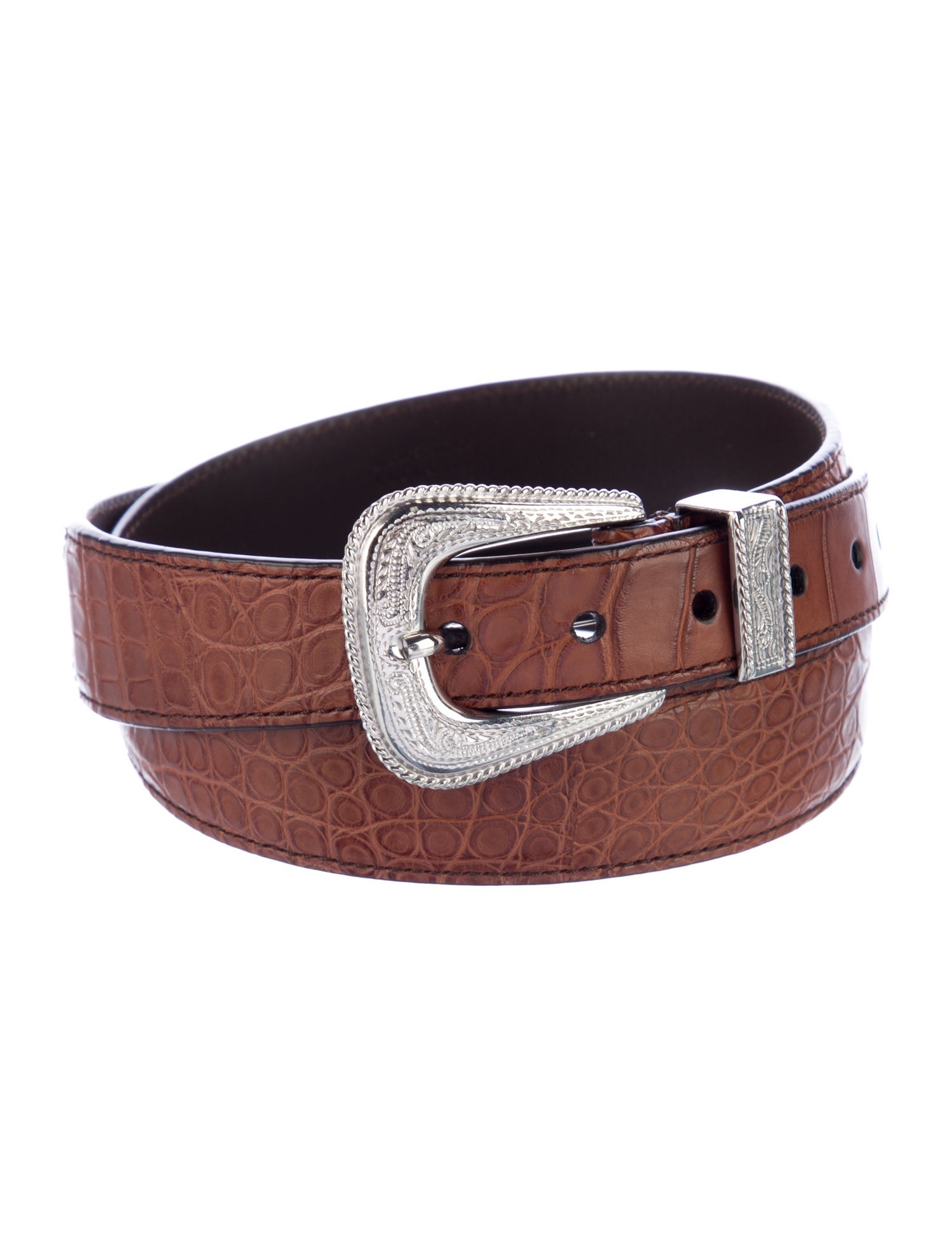 Brunello Cucinelli Crocodile Belt