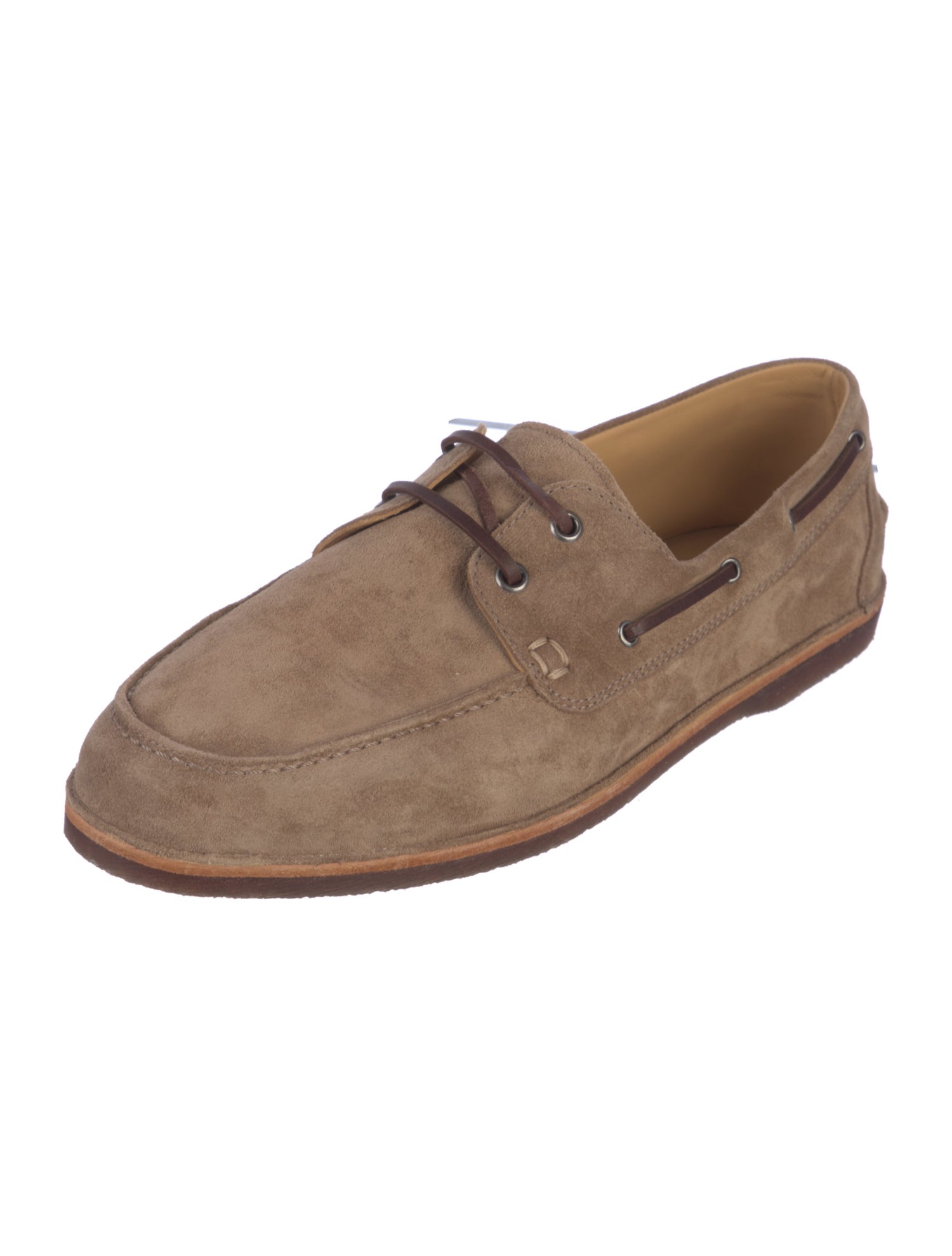 Brunello Cucinelli Suede Boat Shoes
