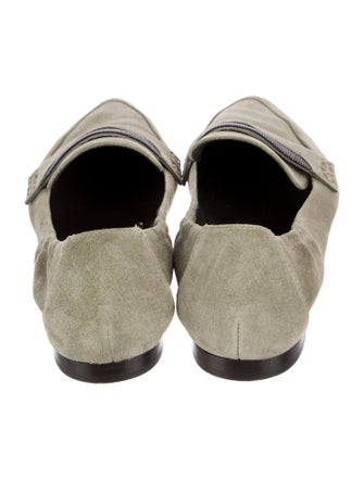 Brunello Cucinelli Monili Suede Loafers