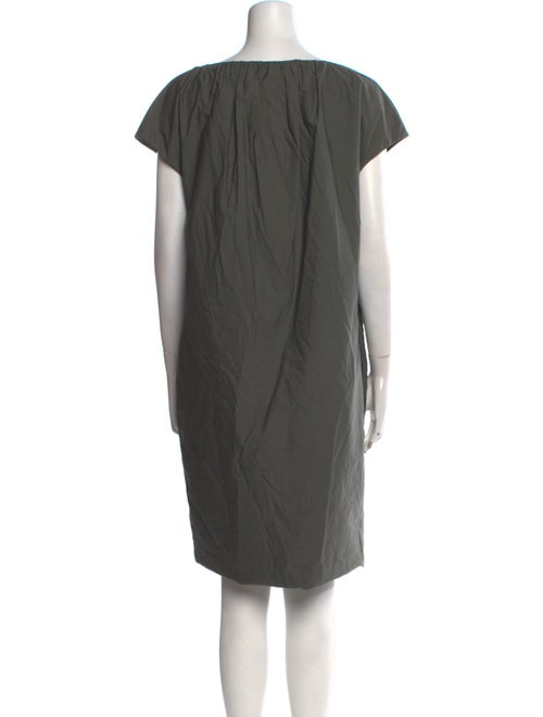 Brunello Cucinelli Bateau Neckline Knee-Length Dress