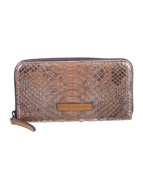 Brunello Cucinelli Printed Continental Wallet
