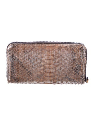 Brunello Cucinelli Printed Continental Wallet