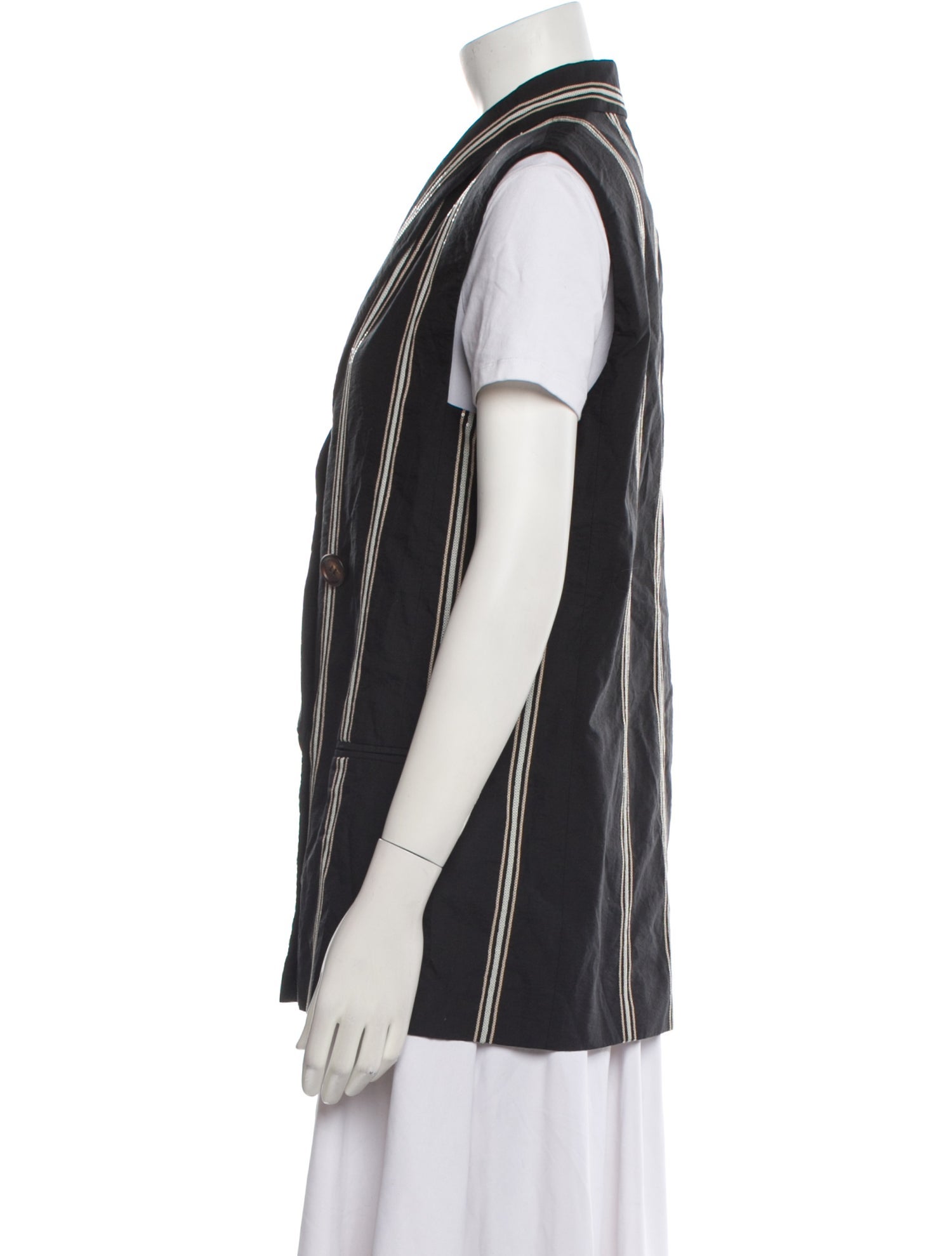 Brunello Cucinelli Striped Vest w/ Tags