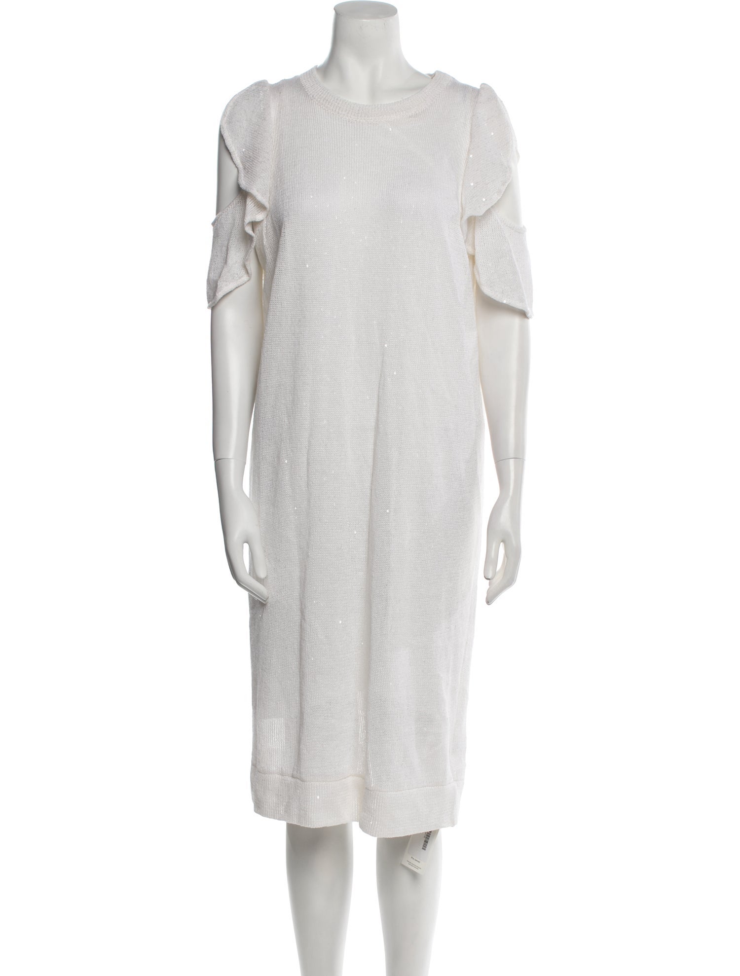 Brunello Cucinelli Linen Midi Length Dress