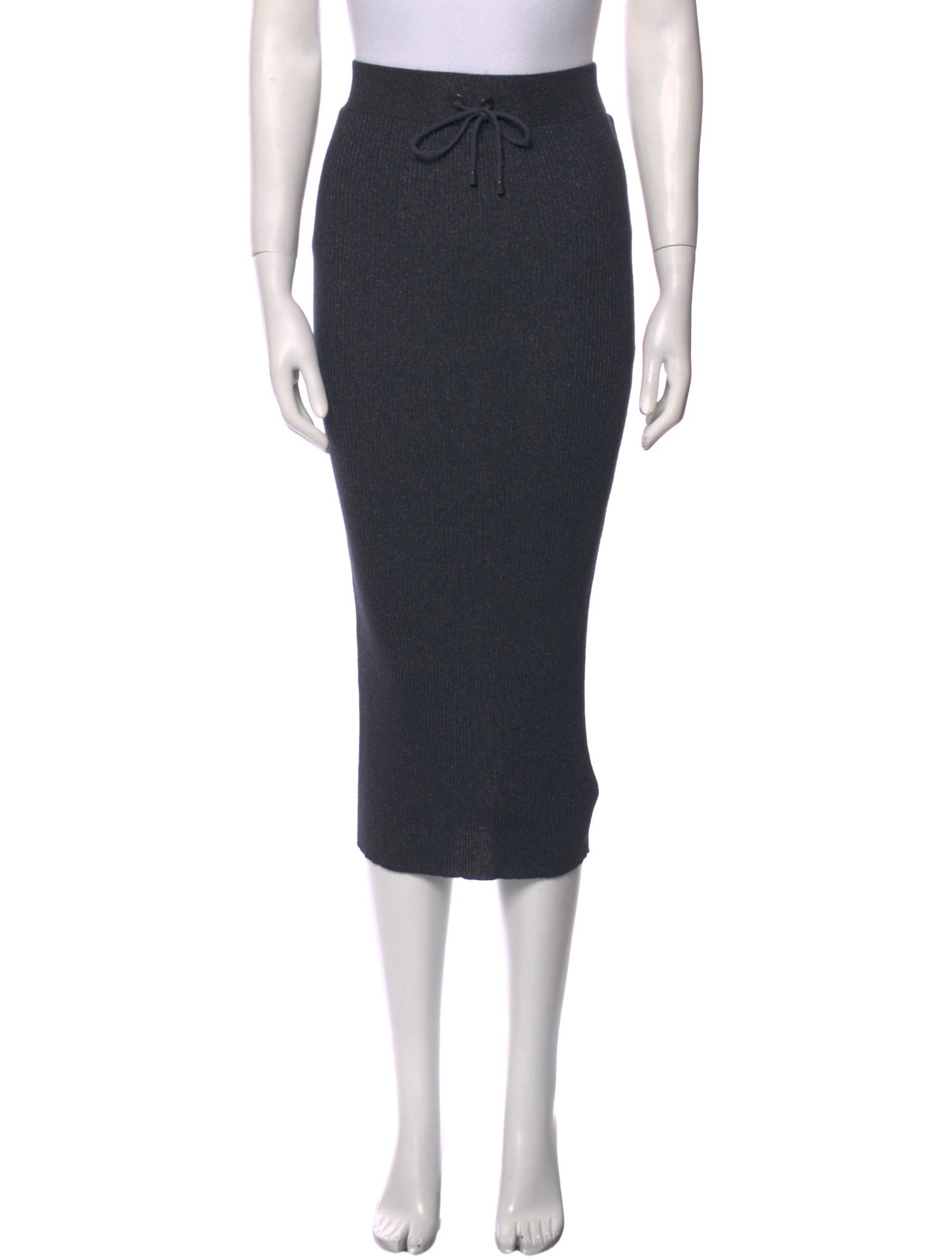 Brunello Cucinelli Glitter Accents Midi Length Skirt