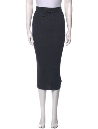 Brunello Cucinelli Glitter Accents Midi Length Skirt