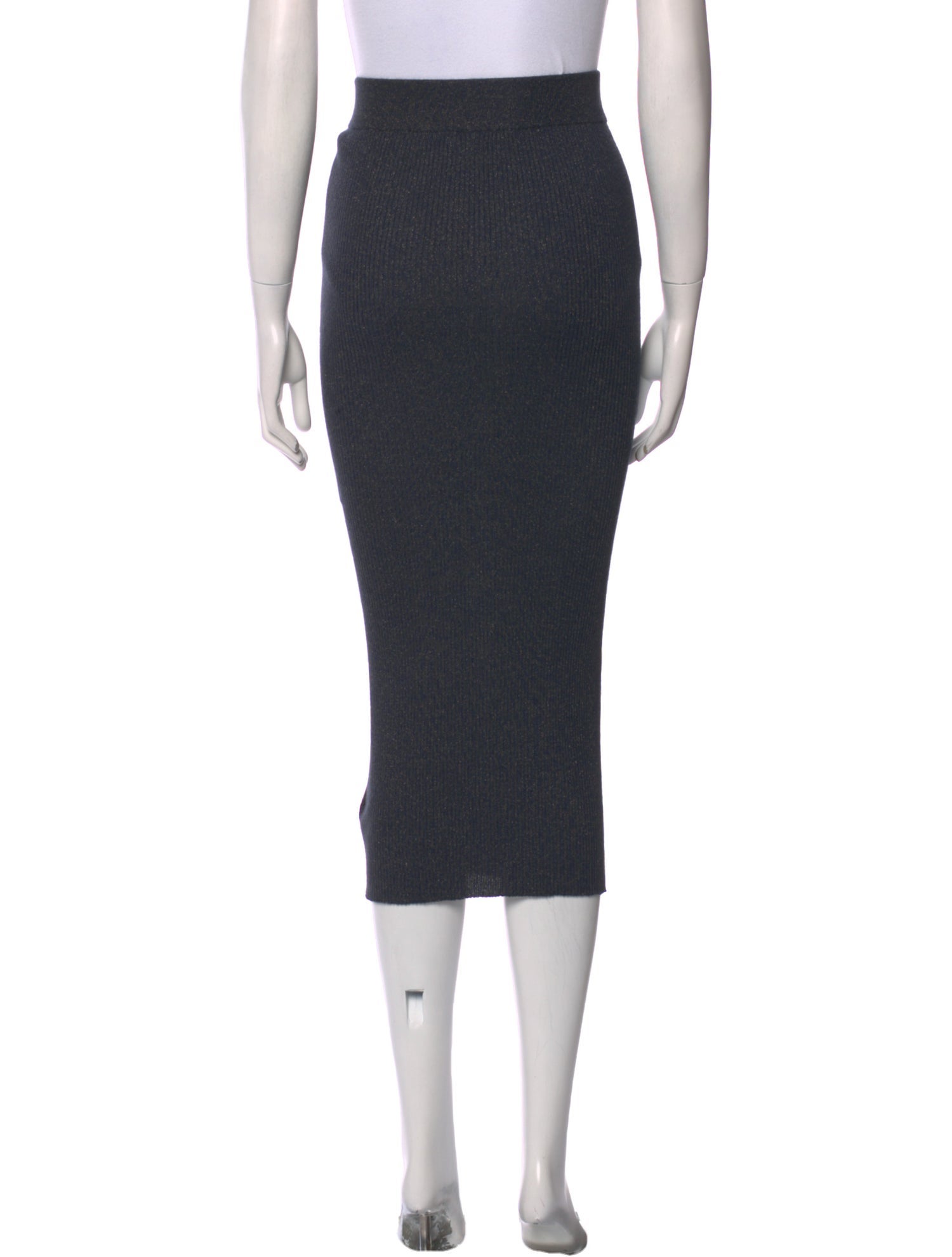 Brunello Cucinelli Glitter Accents Midi Length Skirt