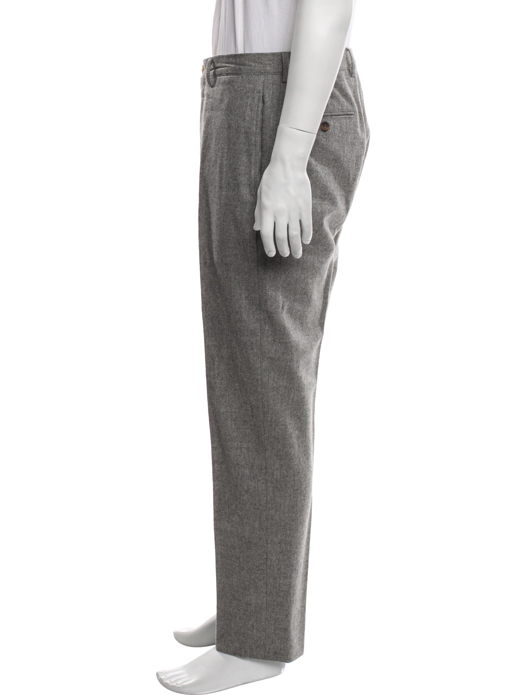 Brunello Cucinelli Virgin Wool Dress Pants