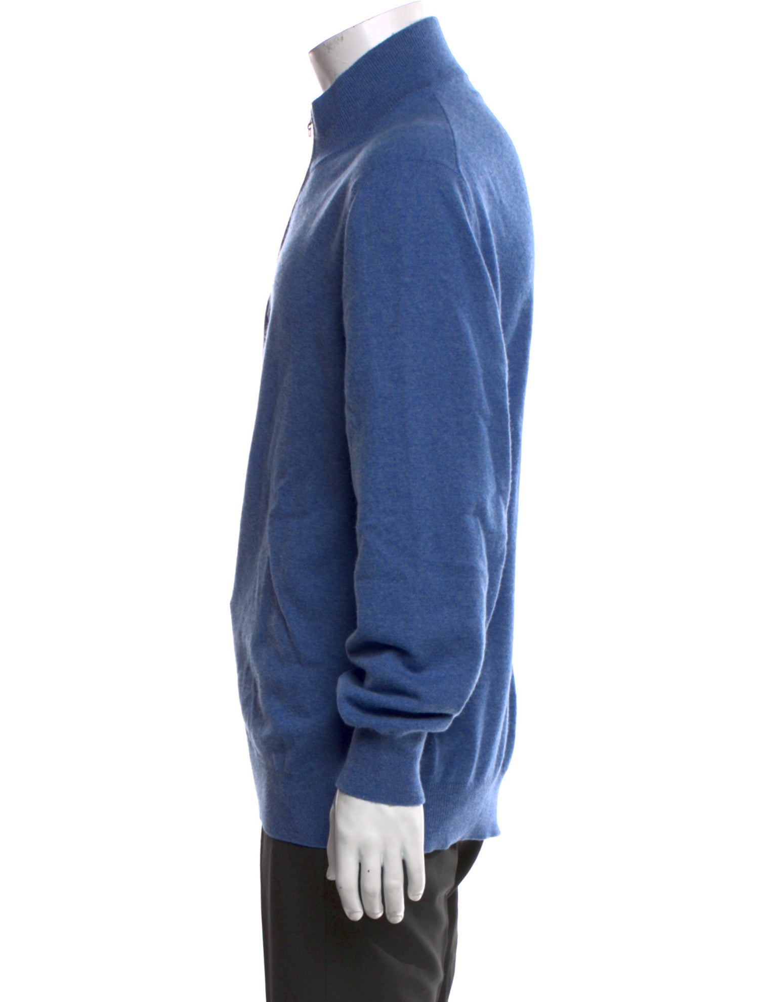 Brunello Cucinelli Cashmere Mock Neck Polo Sweater