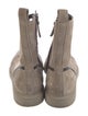 Brunello Cucinelli Suede Combat Boots