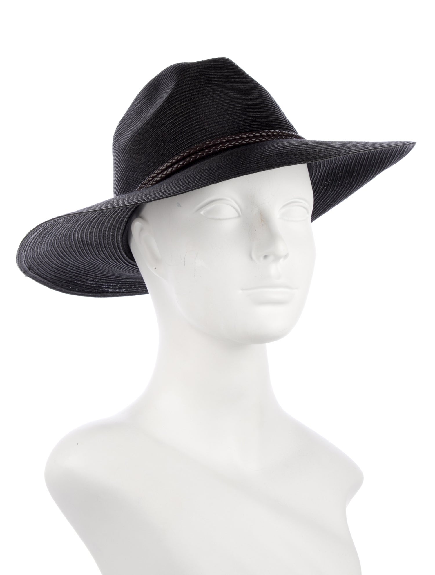 Brunello Cucinelli Synthetic-Blend Woven Fedora Hat w/Tags