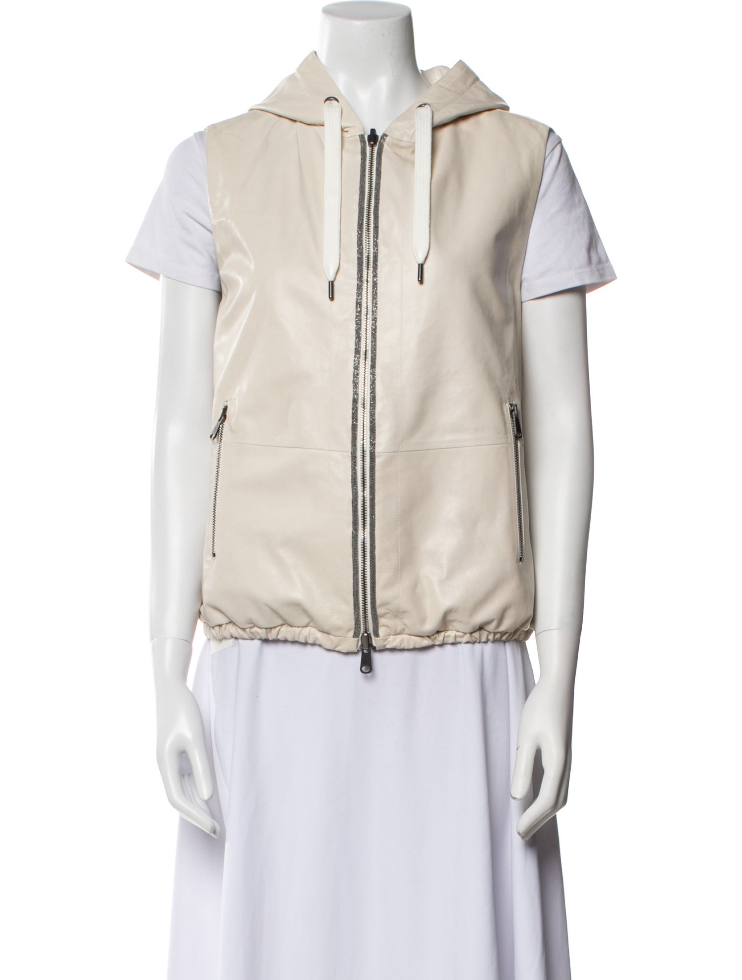 Brunello Cucinelli Leather Jacket w/ Tags