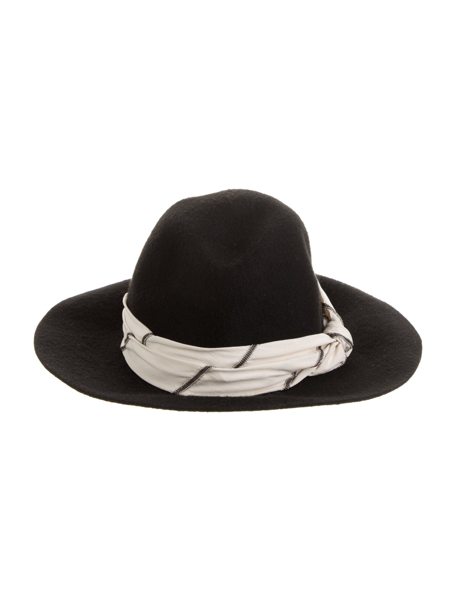 Brunello Cucinelli cashmere fedora hat