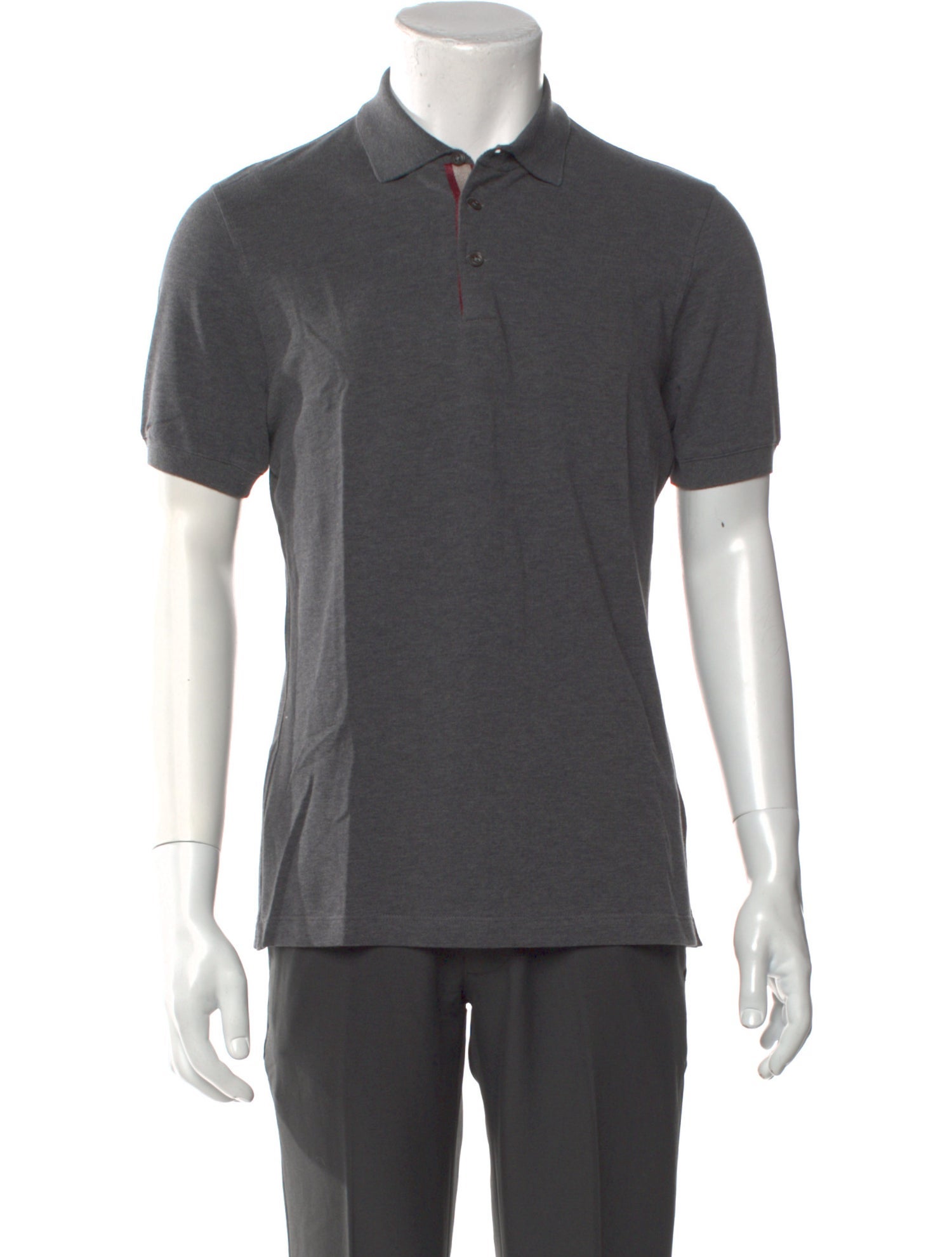 Brunello Cucinelli Collar Short Sleeve Polo Shirt