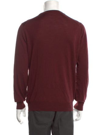 Brunello Cucinelli Virgin Wool Crew Neck Pullover