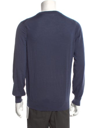 Brunello Cucinelli Virgin Wool Crew Neck Pullover