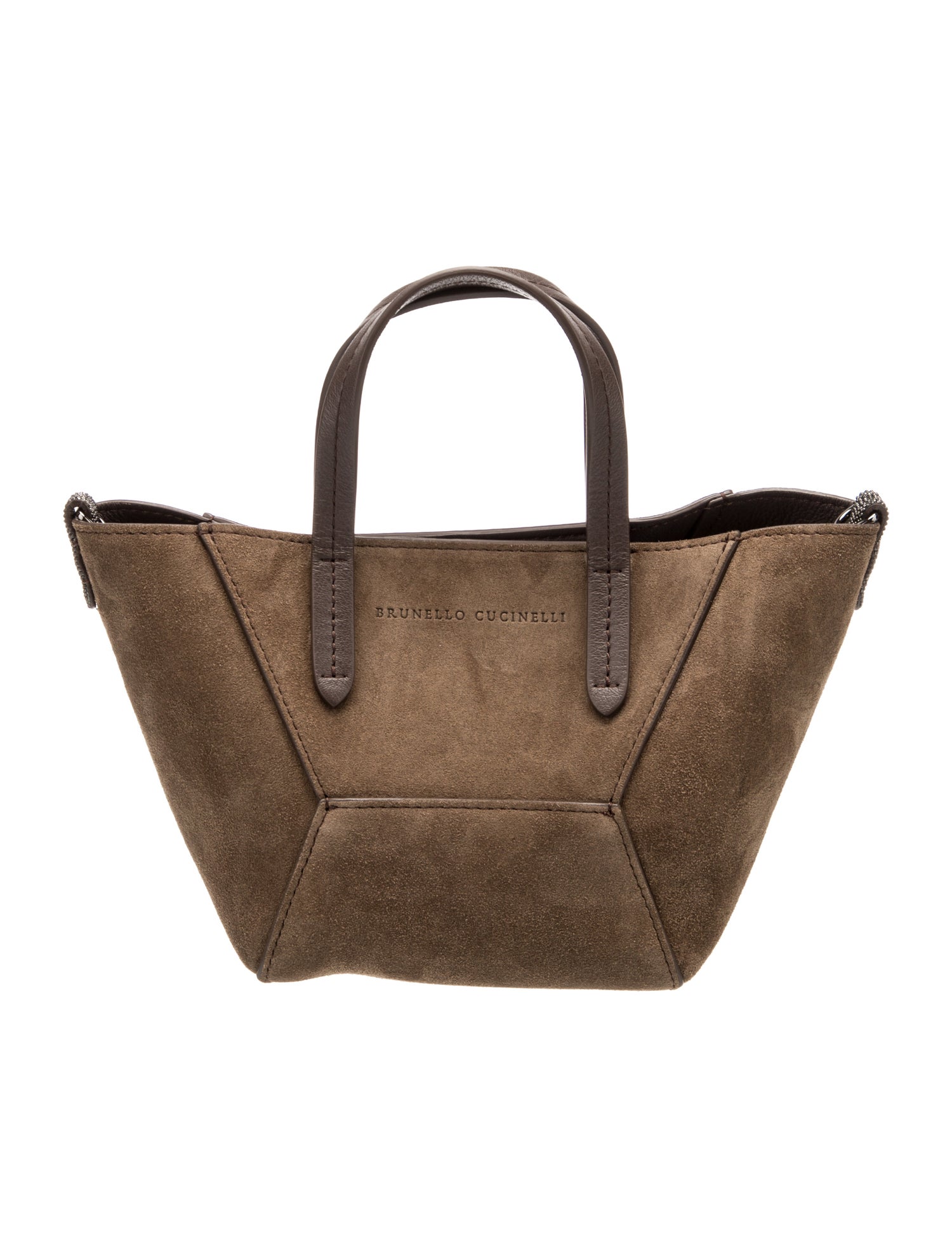 Brunello Cucinelli Suede Shoulder Bag