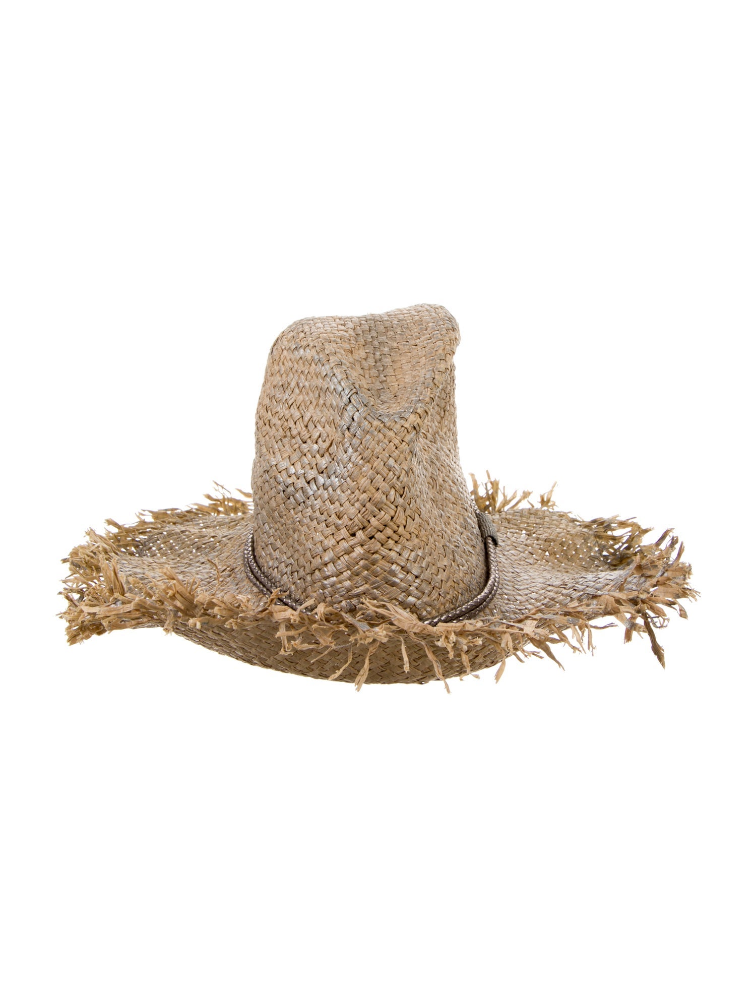 Brunello Cucinelli Raffia Straw Wide Brim Hat