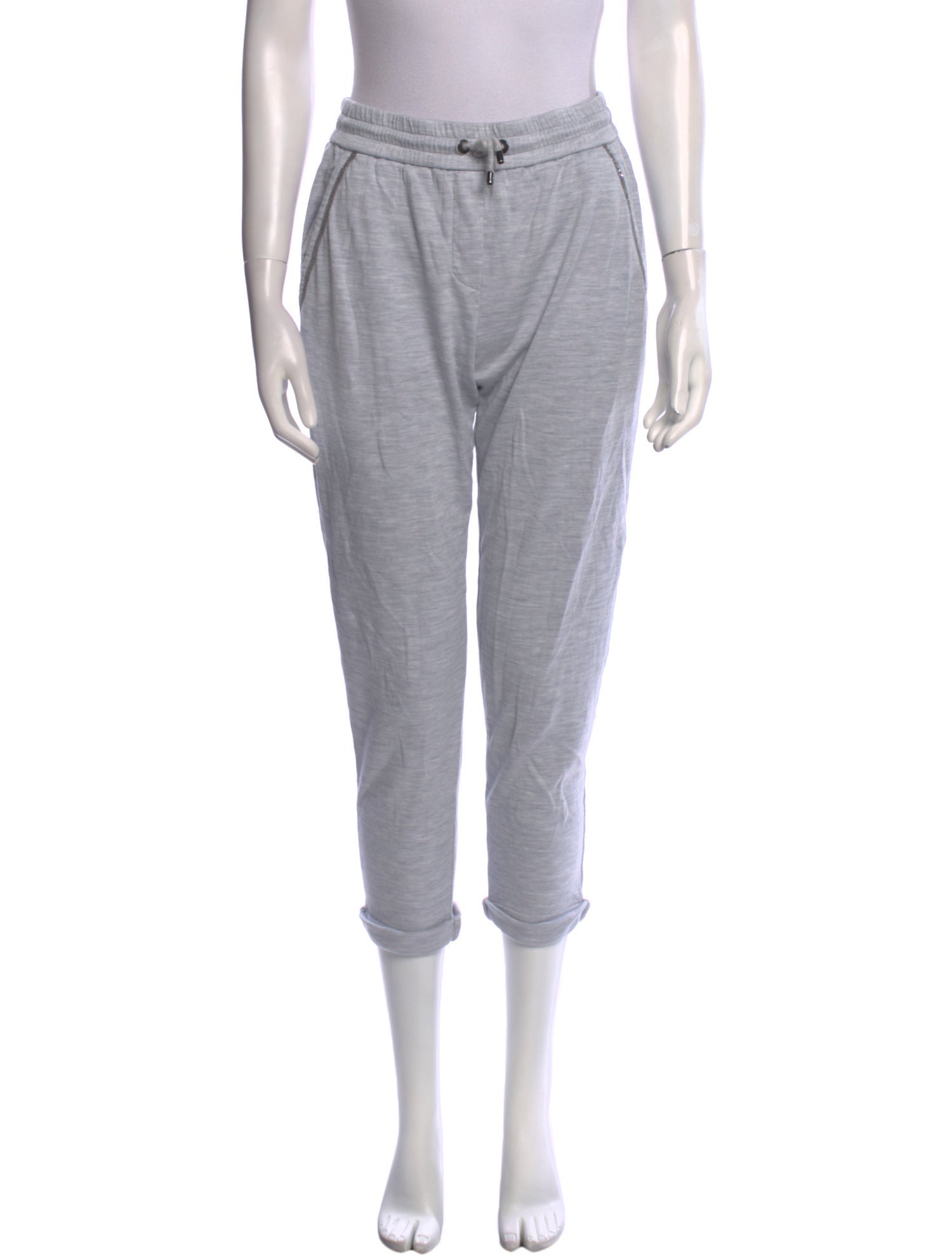 Brunello Cucinelli Beaded Accents Sweatpants