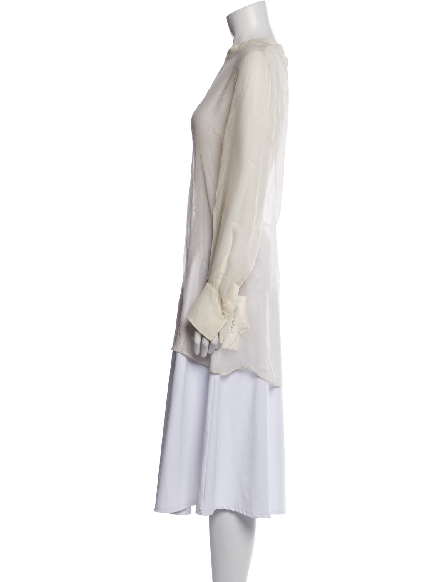 Brunello Cucinelli Silk Bateau Neckline Tunic
