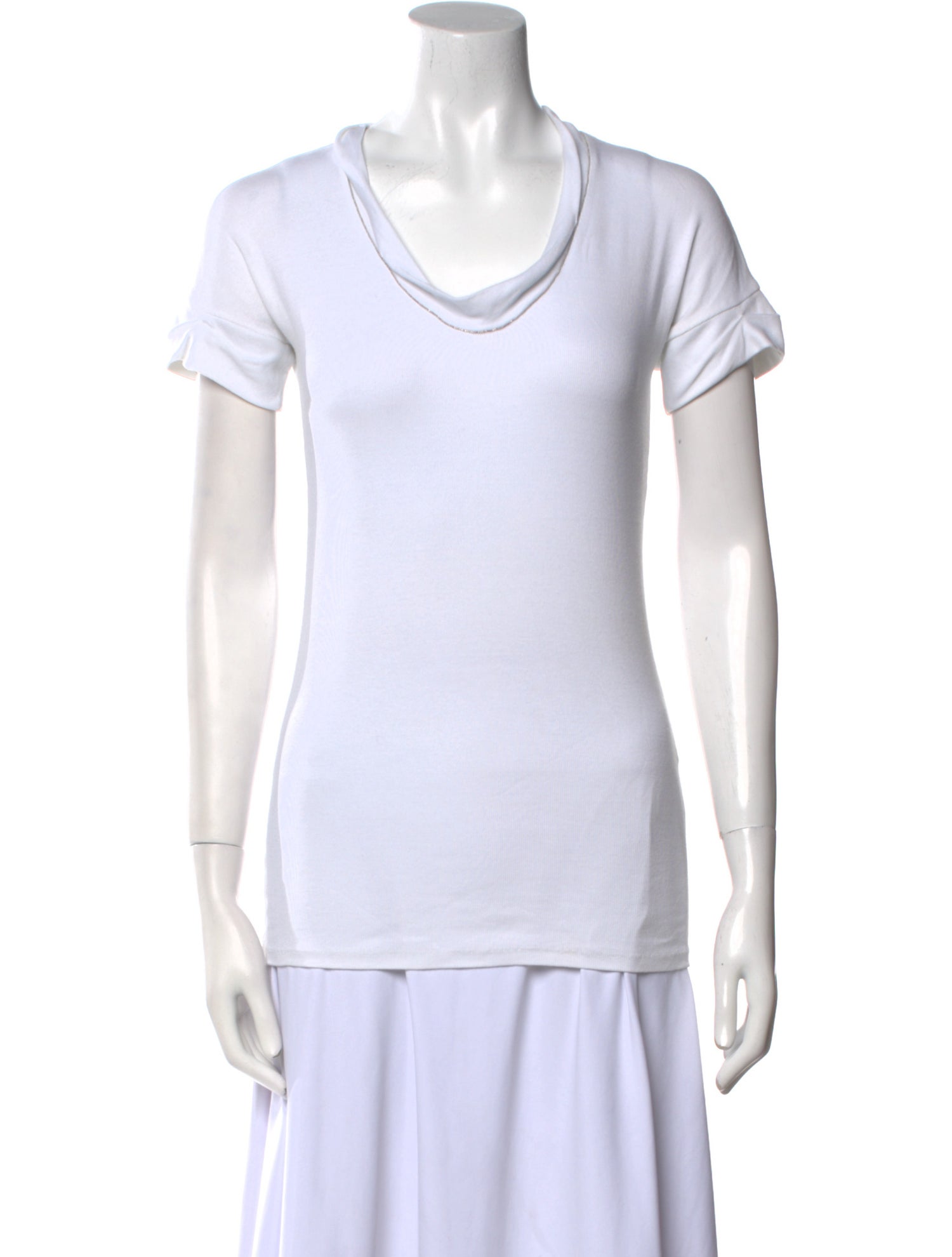Brunello Cucinelli Scoop Neck Short Sleeve T-Shirt