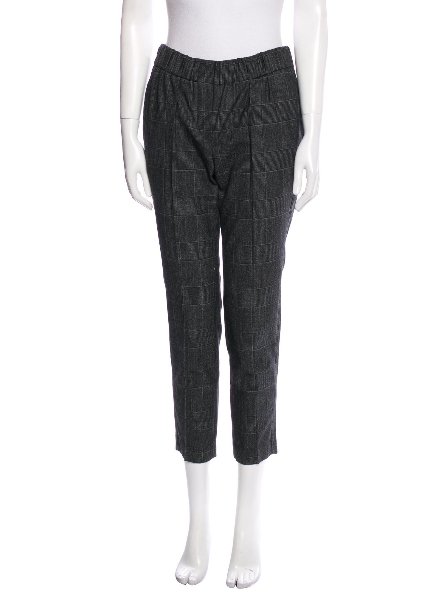 Brunello Cucinelli Wool Straight Leg Pants