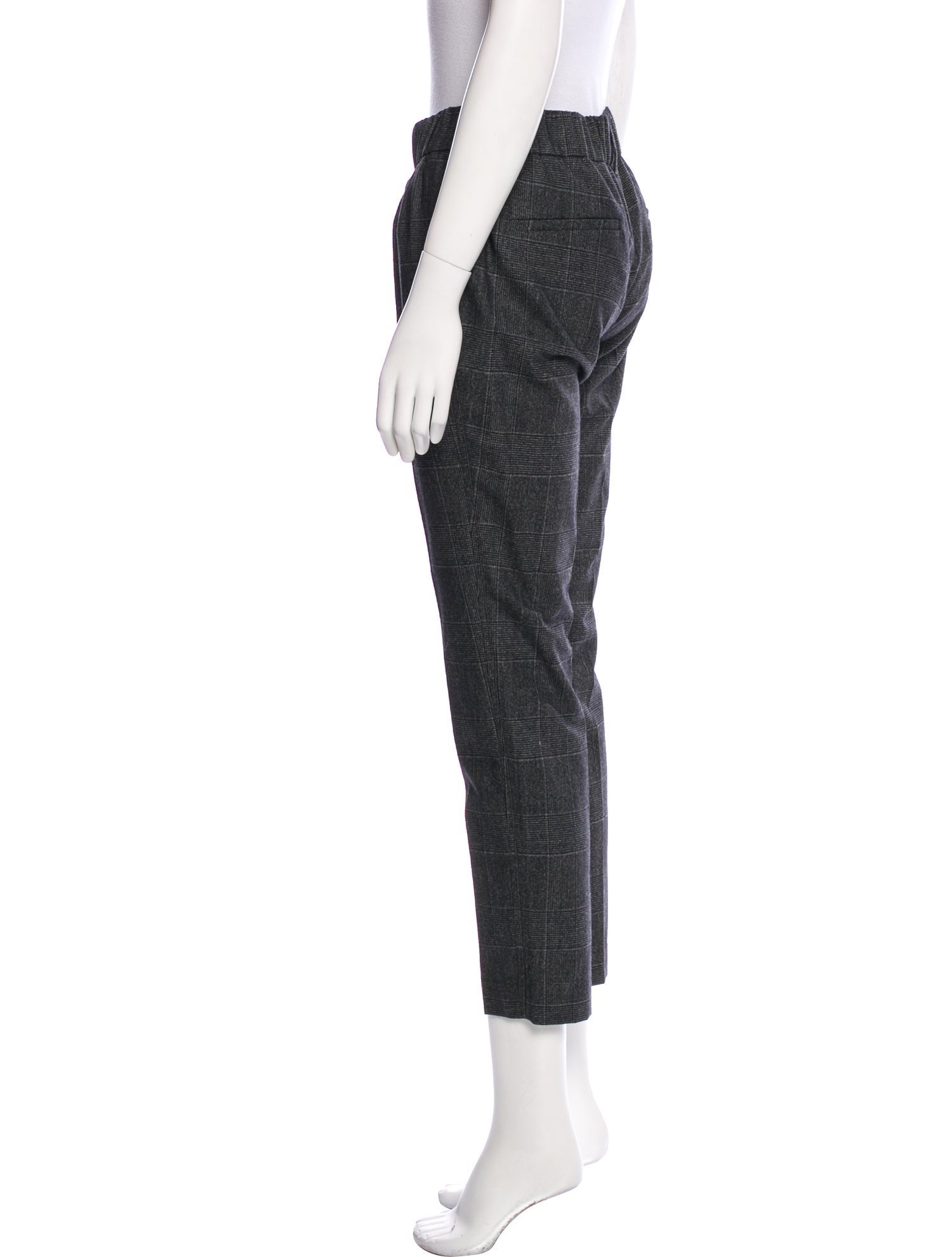 Brunello Cucinelli Wool Straight Leg Pants