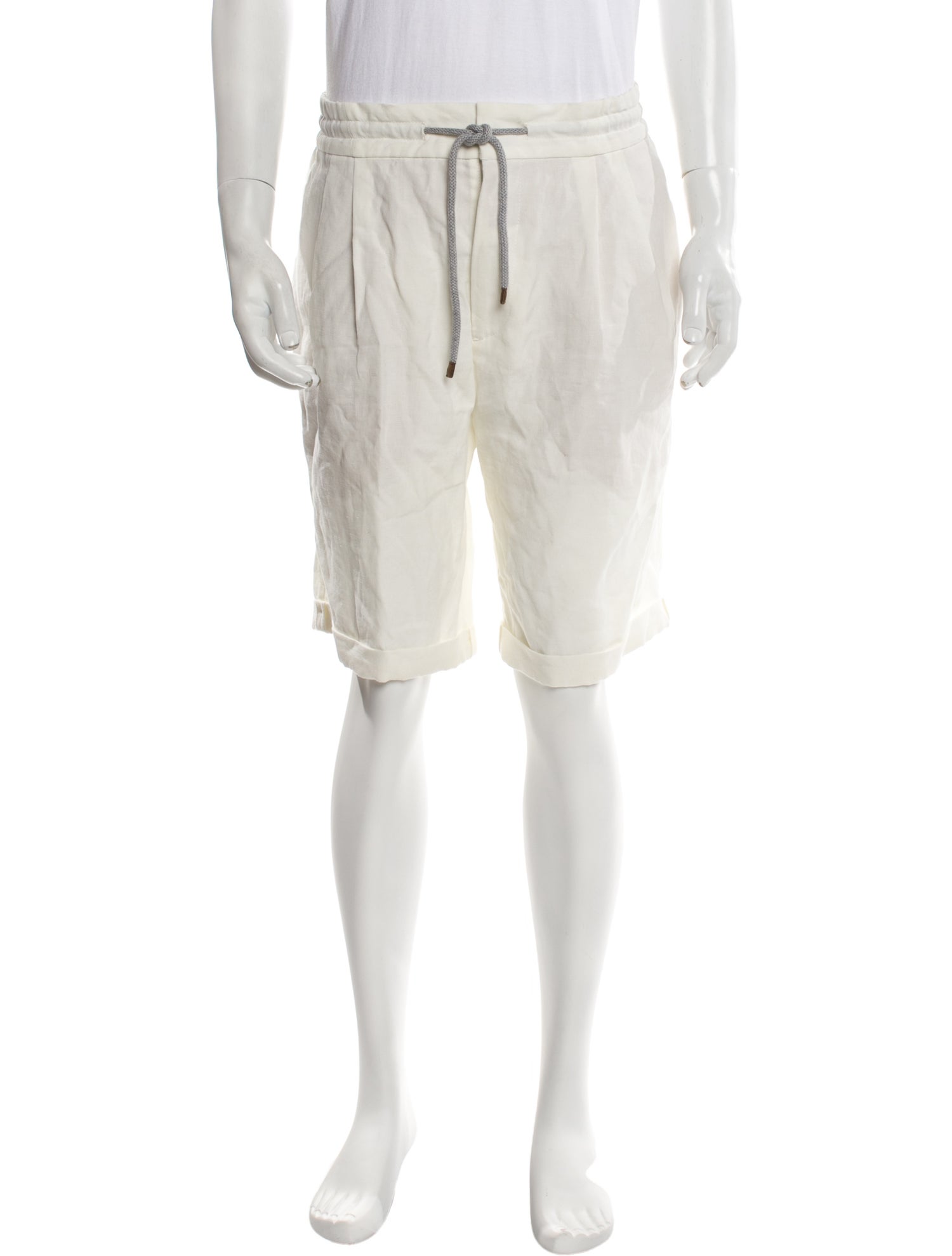 Brunello Cucinelli Linen Jogger Shorts