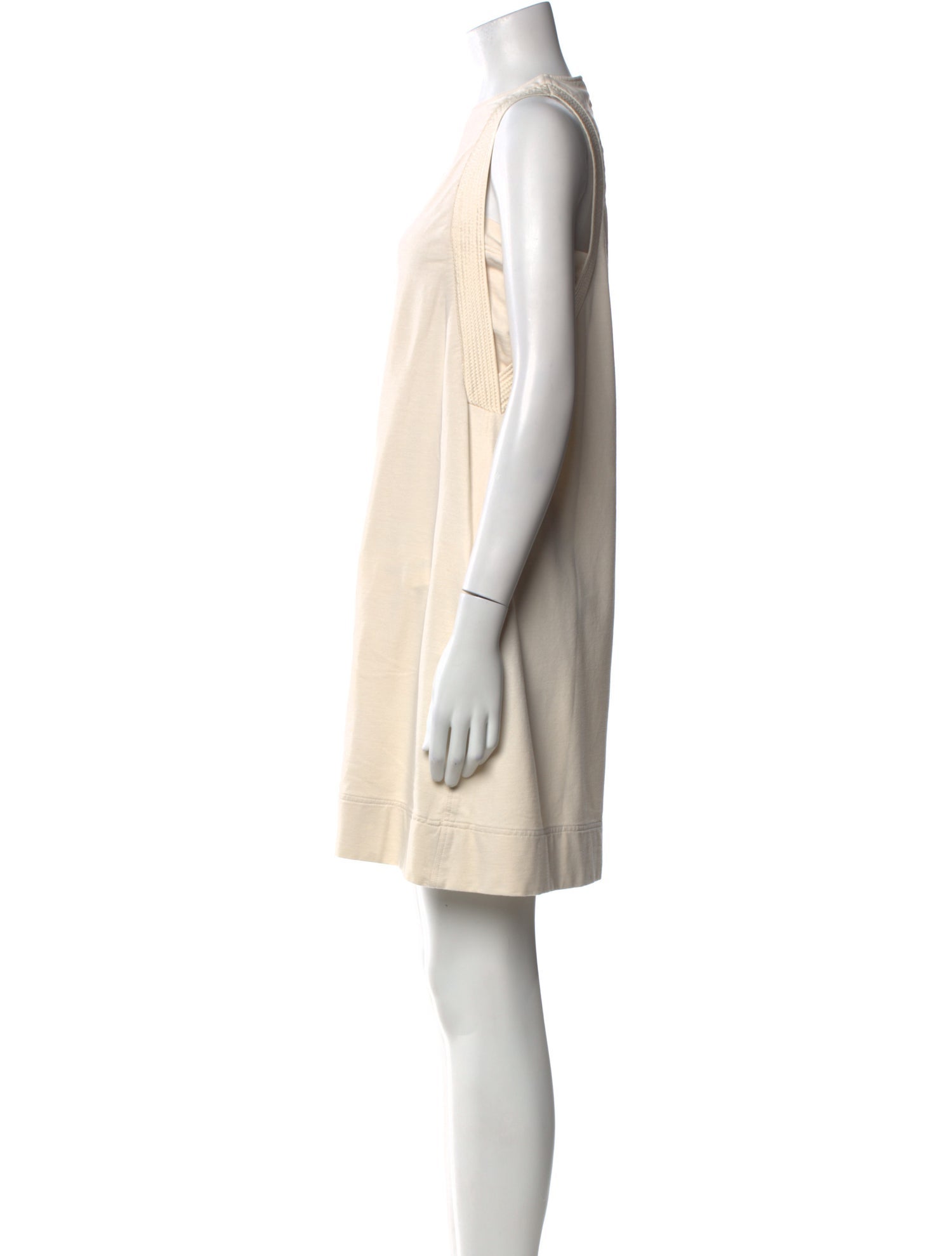 Brunello Cucinelli Crew Neck Mini Dress
