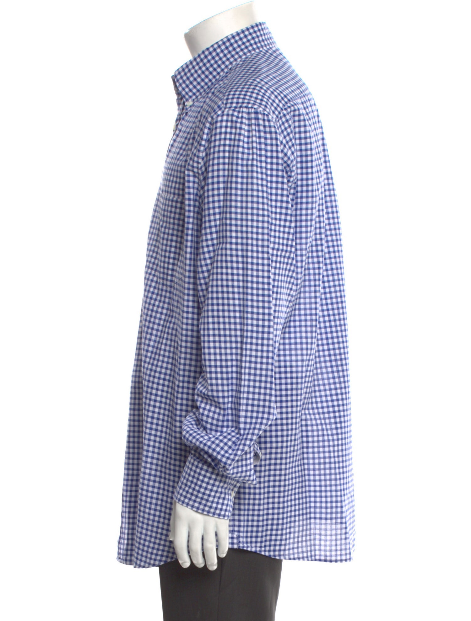 Brunello Cucinelli Plaid Print Long Sleeve Shirt