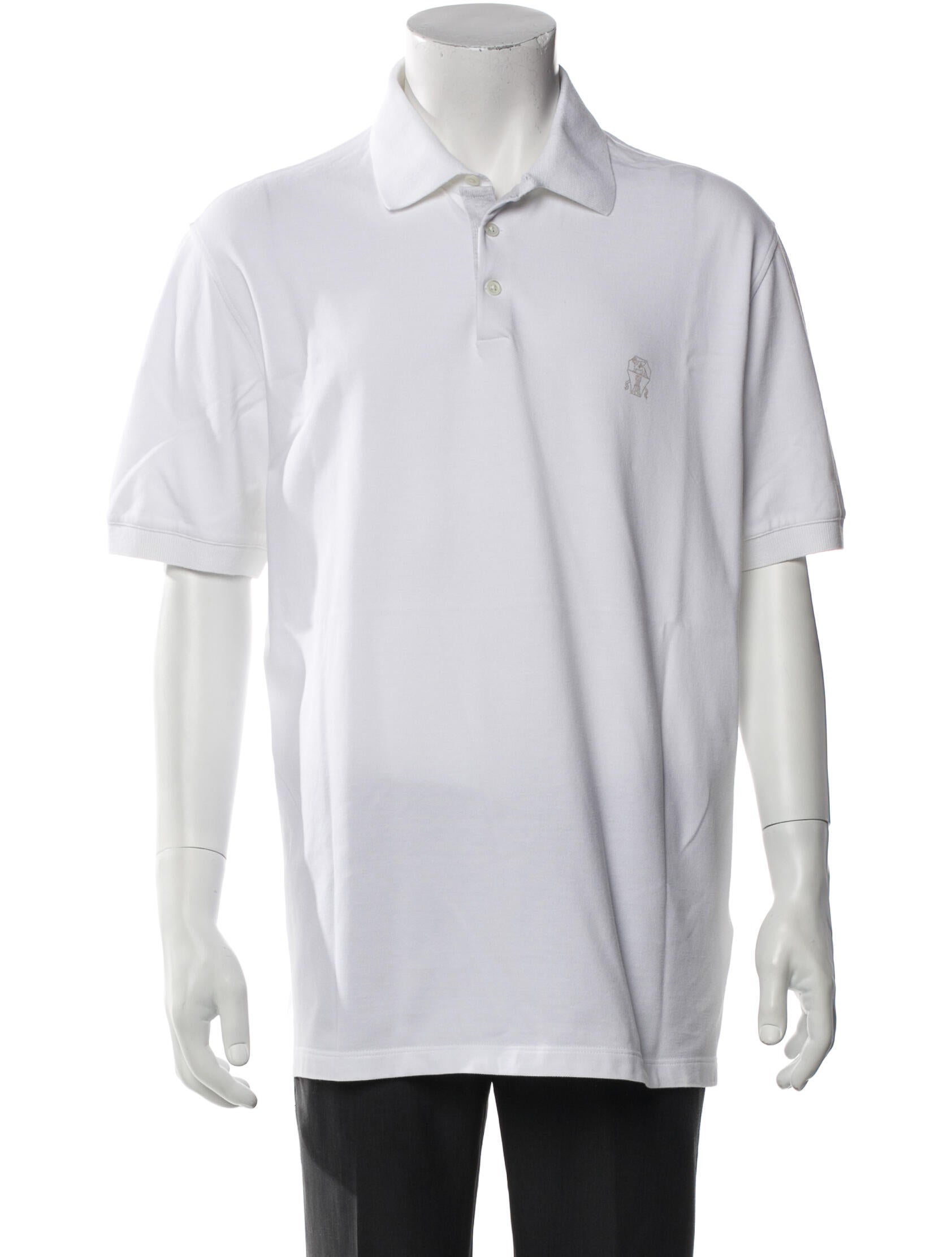 Brunello Cucinelli Collar Short Sleeve Polo Shirt