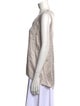 Brunello Cucinelli Silk V-Neck Top