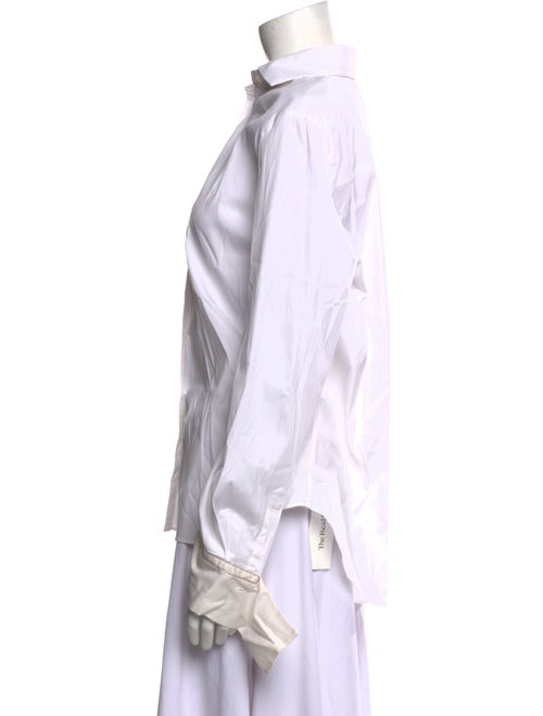 Brunello Cucinelli Long Sleeve Button-Up Top