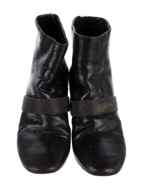 Brunello Cucinelli Monili Leather Boots