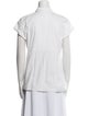 Brunello Cucinelli Short Sleeve Button-Up Top